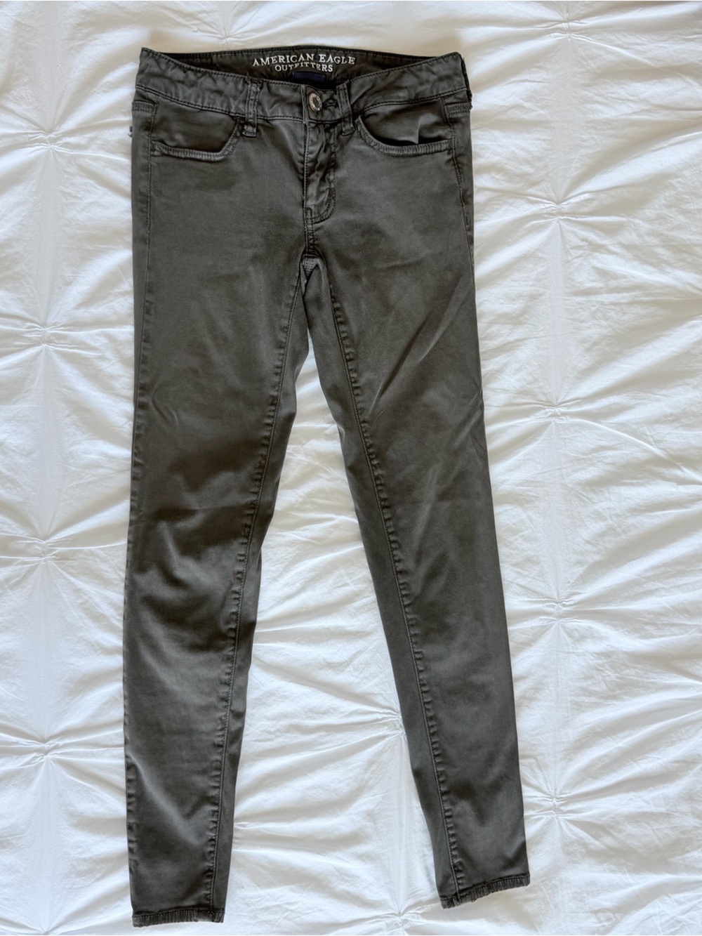 American Eagle Outfitters Women's Charcoal Gray Skinny Jeggings